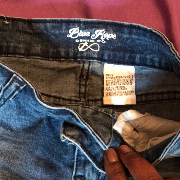 Blue Jean Shorts - Picture 3 of 4